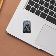 Virgin Mary Prayer, Filled With Religious Mystery And Dark Aesthetic Art Sticker - Waterproof Vinyl Sticker - Durable Matte Surface, Self-Adhesive Bumper Sticker, Suitable For Cars, Windows, Laptops, Trucks, Water Bottles - Multi-Functional Durable Design, Car Sticker - Vinyl - View 6