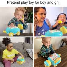 1pc Interactive Baby Music Toy - Baby Phone Toy With Telephone, Piano Music And Lights, Sensory Education Toy For Infants, Develops Motor Skills And Cognitive Abilities, Fun Design, Easy-Grip Handle, Early Education Gift For Boys And Girls - Multicolor - View 8