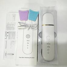 升级版超声波洁面刷，USB充电式毛孔清洁器，配备2个硅胶刷头，震动式黑头去除器和去角质器，价格实惠的家用深层清洁护肤设备 - 多色 - 查看 14