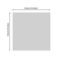 1件装大型绿色遮阳篷布 - 户外遮阳帐篷，带树枝和树叶图案，四季皆宜，适用于露营、海滩、花园、露台、野餐、凉亭、遮阳篷 - A - 查看 12