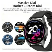 Prozeal New 2026 Men's Outdoor Sports Smartwatch (1.50-Inch) - Features Wireless Calling, Full-Touch HD Screen, Multiple Sports Modes, And Step/Calorie Tracking - An Ideal Gift For Him, Combining Communication Capabilities | Round Dial Design | - View 4