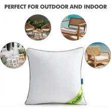 Microfiber Pillow Inserts - Hypoallergenic, Soft & Supportive, All-Space Use With Vacuum Packaging & Easy Care - White - View 16