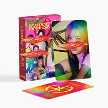 60张女团专辑系列双面LOMO照片卡，粉丝收藏卡，粉丝周边，粉丝礼物 - 彩色 - 查看 3