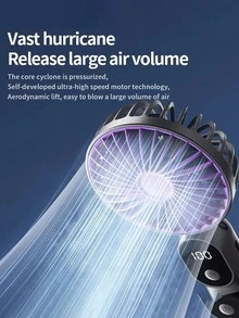 7合1迷你风扇：电池续航时间长、充电速度快、静音、多种功能模式——非常实用！ - 多色 - 查看 3