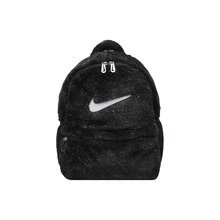 Mochila con logo de Nike, cierre de cremallera, fabricada en poliéster (fibra de poliéster), corte regular, unisex y estilo para parejas. - Negro - Ver 6