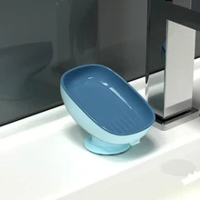 1 cái khay đựng xà phòng có giác hút, khay đựng xà phòng bằng nhựa tự thoát nước, khay đựng xà phòng gắn tường không cần khoan, hộp đựng xà phòng thiết kế nhỏ giọt nước cho phòng tắm, bồn rửa nhà bếp và vòi sen. - A - Xem 2