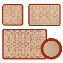 4pcs Silicone Macaron Baking Mat, Non-Stick Easy Release, Reusable, Oven Piping Mold Pad. Flat Anti-Slip Durable, Round & Square Cookie Cake Roll Mat, Essential Baking Tool For Beginners - Multicolor - View 16