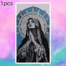 Virgin Mary Prayer, Filled With Religious Mystery And Dark Aesthetic Art Sticker - Waterproof Vinyl Sticker - Durable Matte Surface, Self-Adhesive Bumper Sticker, Suitable For Cars, Windows, Laptops, Trucks, Water Bottles - Multi-Functional Durable Design, Car Sticker - Vinyl - View 10