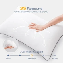 Soft Polyester Cushion Insert - White - View 24