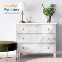 1 cuộn giấy dán tường giả đá cẩm thạch, giấy dán tường vinyl tự dính chống thấm nước, có thể tháo rời và tái sử dụng, thích hợp cho mặt bàn, tủ, phòng tắm, bàn làm việc, kiểu đá và gỗ, kích thước 15,74 x 393,7 inch. - Bạch kim mới - Xem 5