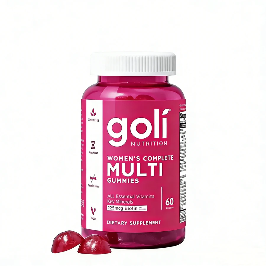 Miriyalyad Goli Women's Complete Multivitamin Gummies | 60ct, Vegan, Non-GMO | 225mcg Biotin, Gluten-Free & Gelatin-Free Dietary Supplement - 1件 - 查看 1