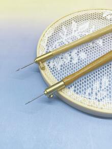 3pcs Embroidery Crochet Hook Set, With Sequin Beads Materials, Suitable For Handmade Crafts And Beading - French Crochet - View 4