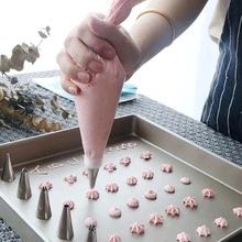 33件套蛋糕裱花嘴套装，蛋糕烘焙工具套装，蛋糕装饰用品，奶油裱花嘴 - 粉色 - 查看 4