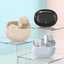 Auriculares inalámbricos Bluetooth verdaderos con cancelación de ruido mini y cómodos, con alta calidad de sonido, Bluetooth 5.3 - Ver 3