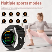 Prozeal New 2026 Men's Outdoor Sports Smartwatch (1.50-Inch) - Features Wireless Calling, Full-Touch HD Screen, Multiple Sports Modes, And Step/Calorie Tracking - An Ideal Gift For Him, Combining Communication Capabilities | Round Dial Design | - View 3