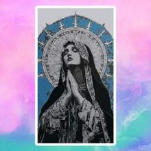 Virgin Mary Prayer, Filled With Religious Mystery And Dark Aesthetic Art Sticker - Waterproof Vinyl Sticker - Durable Matte Surface, Self-Adhesive Bumper Sticker, Suitable For Cars, Windows, Laptops, Trucks, Water Bottles - Multi-Functional Durable Design, Car Sticker - Vinyl - View 9
