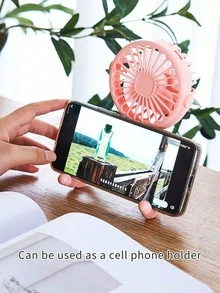 Powerful Handheld Electric Fan! Long-Lasting Battery, High-Circulation Airflow, Multi-Speed Settings, Perfect Choice To Stay Cool In Summer. - Multicolor - View 7