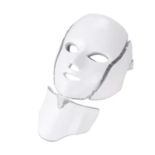 7-Color LED Face Mask, Neck Beauty Care, Odorless, Facial Skincare Tool, Red Light Mask, Suitable For Home And Salon Use, The Perfect Holiday Gift For Your Girlfriend And Mother. - 彩色 - 查看 14