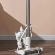 1pc Vertical Wall-Mounted Vacuum Cleaner Storage Rack, Multi-Functional Organizer Shelf, Space-Saving Household Item, Suitable For Bathroom Mops, Indoor Kitchen Organization, Floor Storage Rack, Tool Rack, Mop Holder, Compatible With Other Brands - Multicolor - View 3