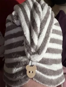 1/2pcs Colorful Striped + Wavy Green Microfiber Hair Towel Wrap | Super Absorbent, Soft & Smooth, Breathable, Lint-Free, Hair Drying Towel, Suitable For Short To Long Hair, Quick Drying, Polyester, Retro Style, Rectangular - 2pcs (multi-color) - View 5