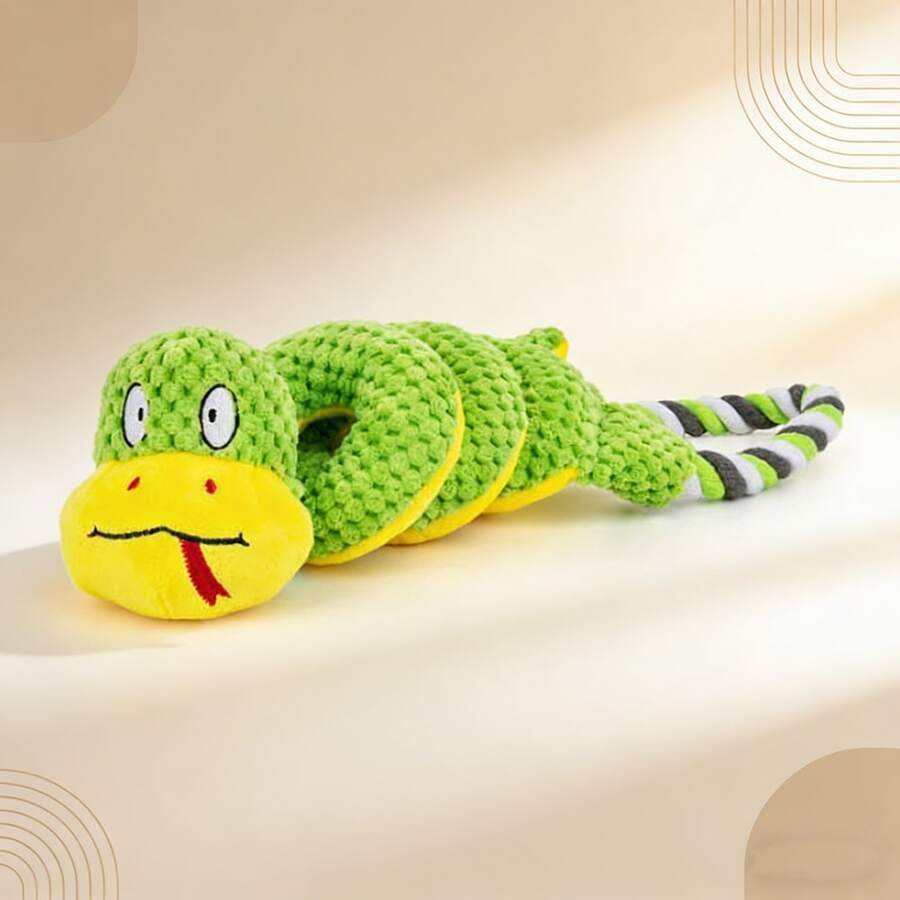 定制宠物狗玩具，互动拔河咀嚼玩具（带声音），耐用宠物训练玩具 - 彩色 - 查看 1