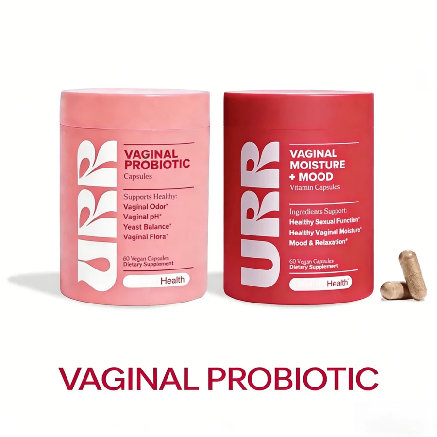 Wet & Wild Bundle - URR Women's Probiotic Capsules And URR Moisture & Mood Capsules With Ashwagandha And Gingko Biloba[Free Shipping ](2026 Latest Version) - 1 Set - View 1
