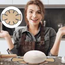 Silicone Baking Mat, Flower-Shaped Non-Stick Bread Mat, Suitable For Home Baking And Sourdough Bread Making - Multicolor - View 6