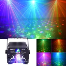 DJ迪斯科球灯、派对灯、遥控图案投影仪、LED声控灯、RGB频闪投影灯、圣诞节、万圣节、节日派对、卡拉OK酒吧、生日、婚礼、俱乐部氛围灯 - USB plug-in model - 查看 13