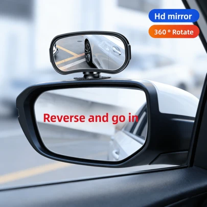Espejos de punto ciego para automóvil, ángulo amplio, ajustables, asistencia de vista lateral, y estacionamiento, ajuste universal para todos los vehículos