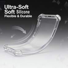 適用於 Galaxy A57 5G/A37/A56 5G/A55 5G/A55/A54 5G/A54/A36 5G/A36/A35 5G/A35/A34/A26 5G/A25 5G/A17/A16/A15 5G/A15/A14/A07/A06/A06 5G/A05S/A05/A52/A52s 5G 及其他機型。包含透明防摔手機殼與黑色磨砂殼。具備鏡頭保護、防指紋、高清晰度、防摔、防刮功能。保護手機背蓋與邊框免受日常碰撞。由輕量、柔軟的 TPU 材質製成。 - 無色 - 查看 7