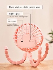 Powerful Handheld Electric Fan! Long-Lasting Battery, High-Circulation Airflow, Multi-Speed Settings, Perfect Choice To Stay Cool In Summer. - Multicolor - View 3