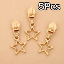 Móc kéo khóa hình ngôi sao 5 cánh bằng kim loại, đầu kéo khóa hình ngôi sao rỗng, phụ kiện kéo khóa túi xách và quần áo thủ công tự làm, móc kéo khóa dễ thương dành cho nữ, móc kéo khóa thay thế cho quần áo và túi xách. - nhiều màu - Xem 31