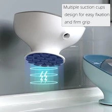 1 cái khay đựng xà phòng có giác hút, khay đựng xà phòng bằng nhựa tự thoát nước, khay đựng xà phòng gắn tường không cần khoan, hộp đựng xà phòng thiết kế nhỏ giọt nước cho phòng tắm, bồn rửa nhà bếp và vòi sen. - A - Xem 6