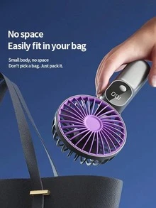 7合1迷你风扇：电池续航时间长、充电速度快、静音、多种功能模式——非常实用！ - 多色 - 查看 5