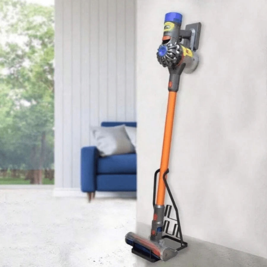 1 pieza Estantería vertical para almacenar aspiradora, organizador multifuncional, accesorio para el hogar que ahorra espacio, adecuado para fregonas de baño, organización de cocina interior, estanterías de piso, estanterías de herramientas, estanterías para fregonas, compatible con otras marcas
