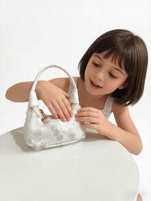 Túi xách đính sequin cho bé gái, túi thời trang mới mùa xuân/thu, ví mini lấp lánh hình công chúa cho bé gái, ví đựng tiền xu cho trẻ em, túi tote dễ thương, quà tặng ngày lễ/sinh nhật, túi đựng kẹo/son môi, túi đựng phụ kiện, túi mini sành điệu, túi thời trang màu vàng, bạc, trắng. - Một cỡ - Xem 3