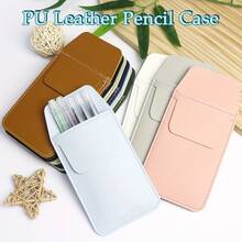 Hộp đựng bút bằng da PU, hộp đựng bút đa năng dung tích lớn, túi đựng cọ trang điểm, hộp đựng bút cho bác sĩ/y tá. - Nhiều màu - Xem 3