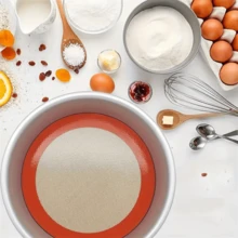 4pcs Silicone Macaron Baking Mat, Non-Stick Easy Release, Reusable, Oven Piping Mold Pad. Flat Anti-Slip Durable, Round & Square Cookie Cake Roll Mat, Essential Baking Tool For Beginners - Multicolor - View 12