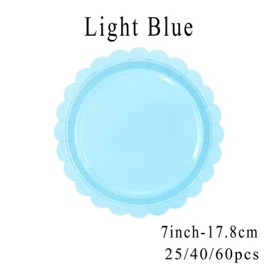 7-Inch Disposable Floral Paper Plates, 3 Colors Available (Light Pink, Light Blue, Light Green), Leak-Proof & Thickened, 3-Second Cleanup, Suitable For Weddings, Birthdays, Picnics, Camping, Holidays, Decorations, High Cost-Performance And Practical, Camping, Household Stocking, Disposable Paper Plates, Cake Plates, Food Plates, Birthday Decorations, Single Party, Graduation, Christmas, Thanksgiving, Halloween, Ramadan, Easter, Kitchen Supplies