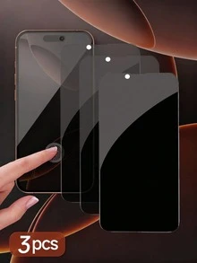 Bộ 3 miếng dán màn hình cường lực chống nhìn trộm toàn màn hình, tương thích với iPhone 16 Pro Max/16 Pro/16/16 Plus, 15 Pro Max/15 Pro/15/15 Plus, 14/14 Pro/14 Pro Max, 13/13 Pro/13 Pro Max, 12/12 Pro/12 Pro Max, 11/11 Pro/11 Pro Max, X/XS/XR/XS Max, 7/8/6/6S, 7 Plus/8 Plus/6 Plus/6S, chống nước, chống sốc, chống rơi, chống trầy xước, chống bám vân tay. - màu đen - Xem 41