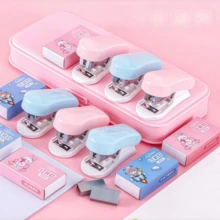 1 Doos/Draagbare Kleine Macaronkleurige Mini Nietmachine Set Kleur Willekeurig - veelkleurig - Bekijken 12