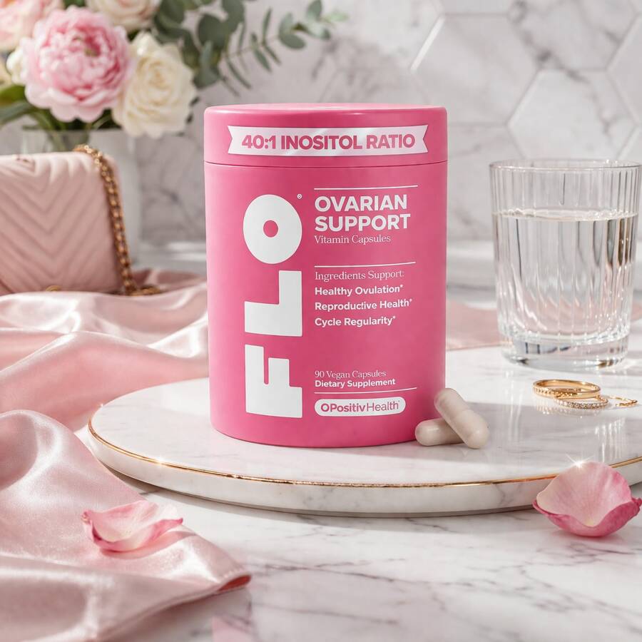 Hormone Balance & Cycle Support Vitamins By FLO: Supplement For Women With Myo-Inositol & D-Chiro-Inositol (40:1 Ratio), DIM, And Folic Acid - 100克 - 查看 1