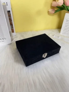 1 Multifunctional Jewelry Organizer, Travel Jewelry Box, Ring Display Stand, Covered And Uncovered Display Boxes, Large Capacity Jewelry Organizer, Earring Storage Box, Gift Box, Collection Box, Wedding Gift Box, Dressing Table Display Window. - Multicolor - View 8