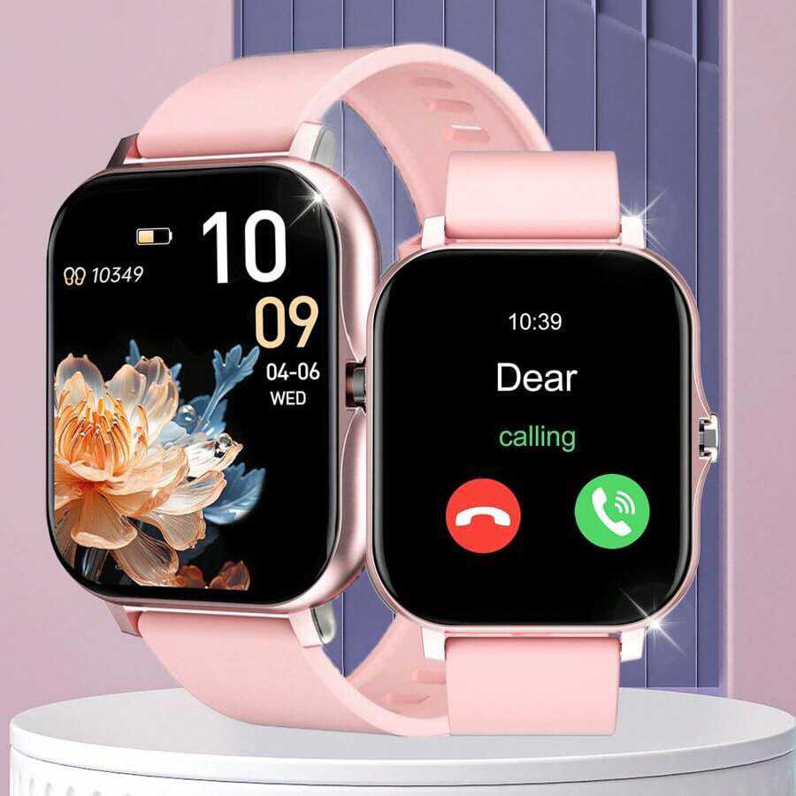 This Smartwatch Is Compatible With Android System (For Making And Receiving Calls), Featuring A 1.83-Inch Full-Screen Metal Body, Supporting Wireless Voice Calls, Multiple Sports Modes, Infinite Loop Watch Face Design, Built-In Games, And AI Voice Control, Making It A Unisex Sports Watch. - Multicolor - View 1