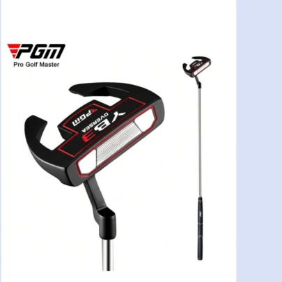 PGM TUG072 Golf Men's Putter, Single Golf Club With Alignment Line, Mallet Type For Men