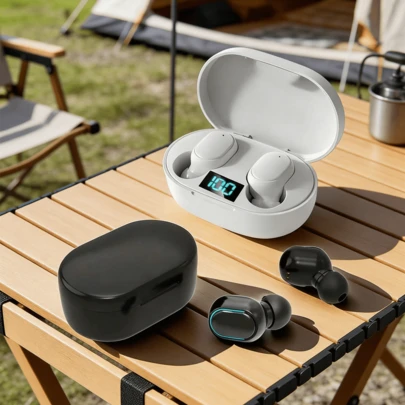 Auriculares Bluetooth, Auriculares Bluetooth inalámbricos, Auriculares con cancelación de ruido, Auriculares inalámbricos con micrófono, Auriculares Bluetooth E6s, Auriculares deportivos para correr, Auriculares inalámbricos