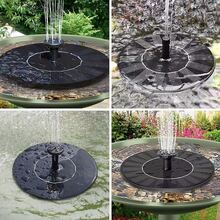 1PC Solar Water Fountain Pump With Filtration Box, 6 Spray Patterns, Auto Shut Off Protection, For Outdoor Patio Pond Aquarium,Garden Stuff,Fuente De Agua Para Jardín,Outdoor Water Fountain,Solar Water Fountain Outdoor,Gardening Supplies - 黑色 - 查看 5