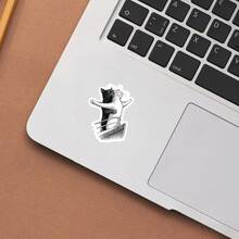 Cat Version Rose & Jack, Romantic And Humorous Fun Stickers - Waterproof Vinyl Stickers - Durable Matte Surface, Self-Adhesive Bumper Stickers, Suitable For Cars, Windows, Laptops, Trucks, Water Bottles - Multi-Functional Durable Design, Car Stickers - Vinyl - View 6