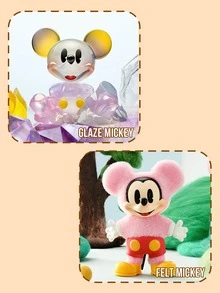 Disney Mickey Infinite Creativity Series Blind Box, Mickey Figure Desktop Ornament, Cute Figure Toy Blind Box Gift, Surprise Unboxing Gift, Collectible Small Statue, Exquisite Ornament For Birthday And Wedding Party Decoration, Holiday Gift - Multicolor - View 9