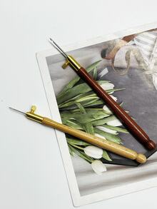 3pcs Embroidery Hook Set, French Beading Needles - Ideal For Handcraft And Beading Projects - French Crochet - View 4